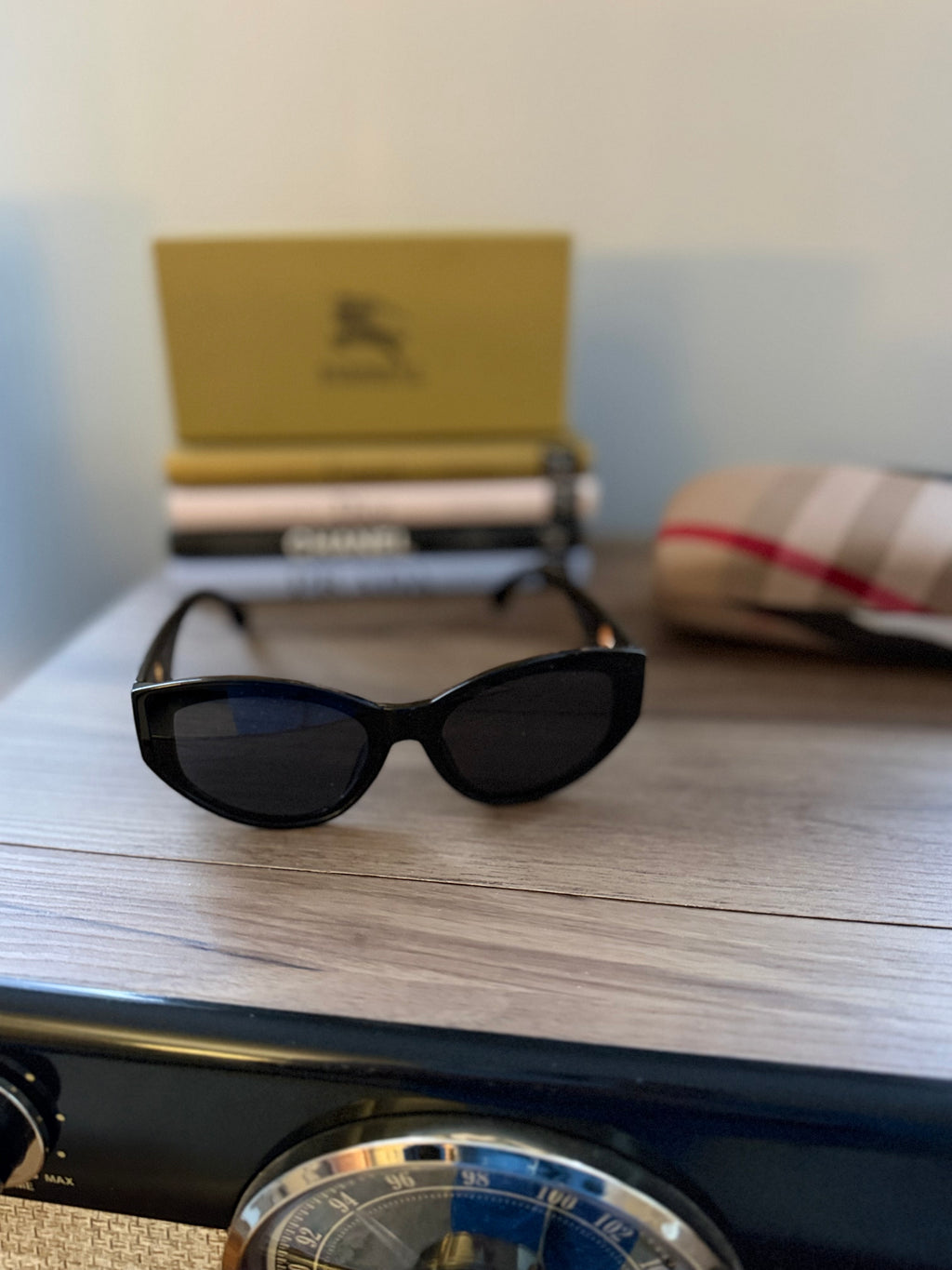 BB sunglasses with logo on side