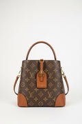 Small bucket brown purse