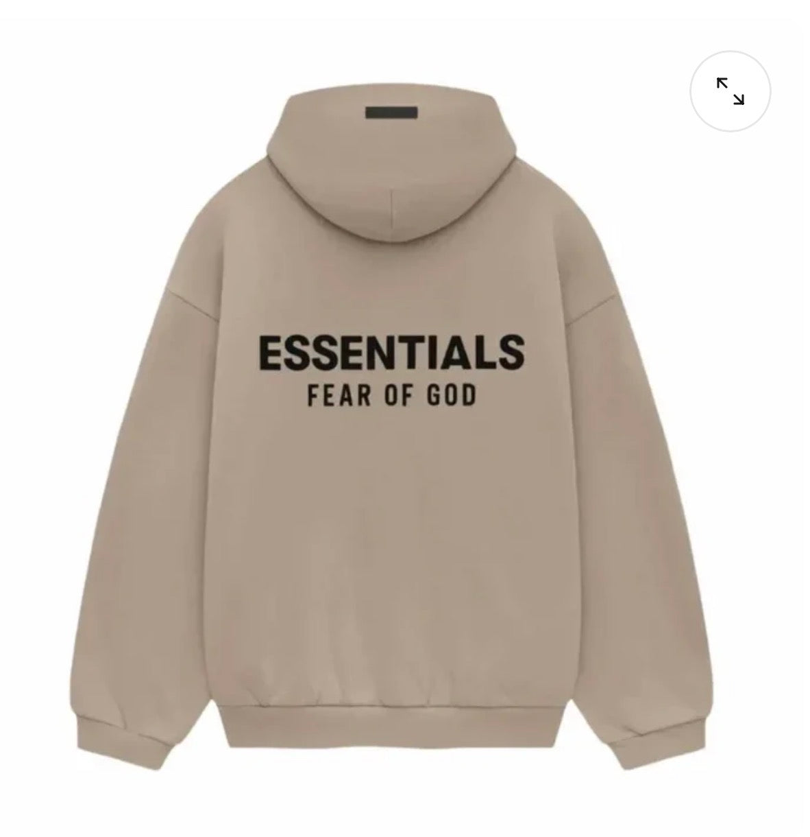 Essentials desert sand hoodie