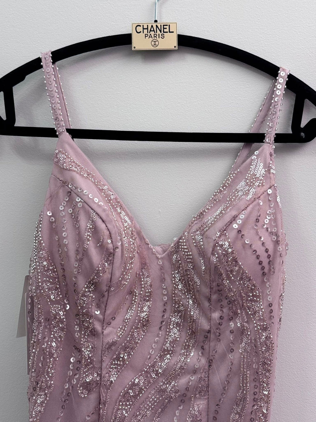 New York Studio Glamorous Sequin Mini Dress in Pink