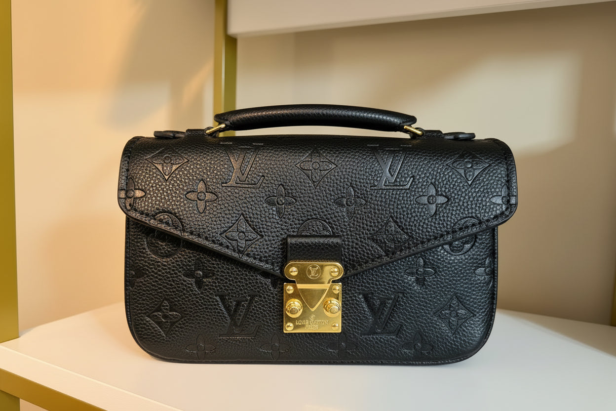Black mini pochette