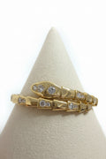 Serpentine Bangle Golden Elegance
