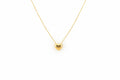 S925 Gold necklace with a small heart pendant