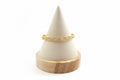 Clover cutout gold bangle