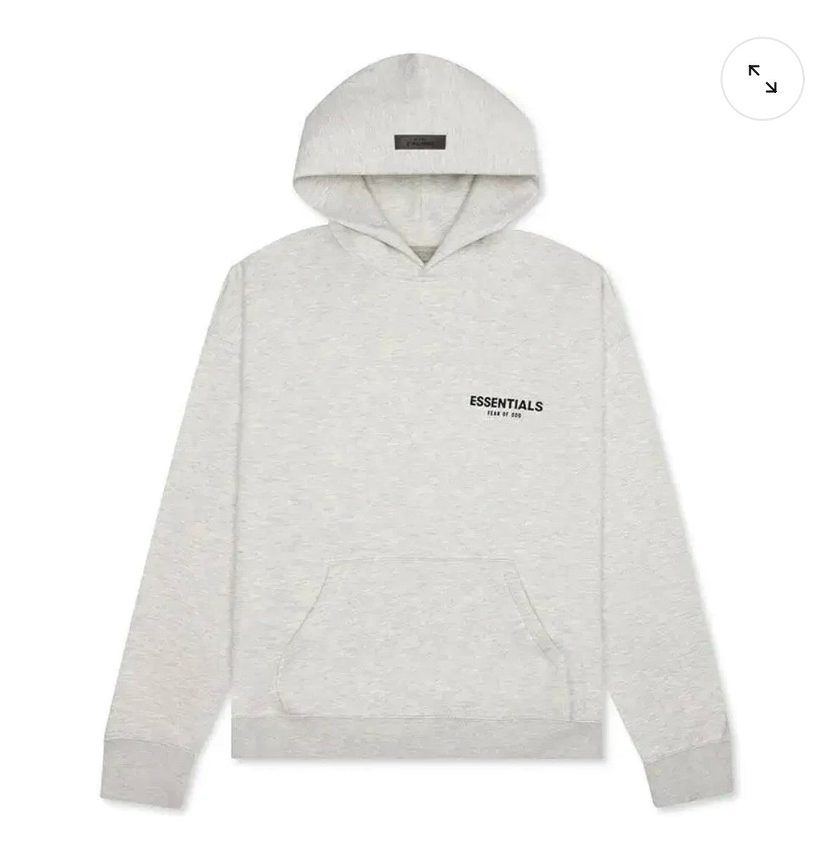 Essentials Light Gray Hoodie
