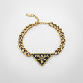 Gold and Black Chain Bracelet