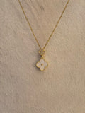 Luna Clover Necklace- Stainless Steel