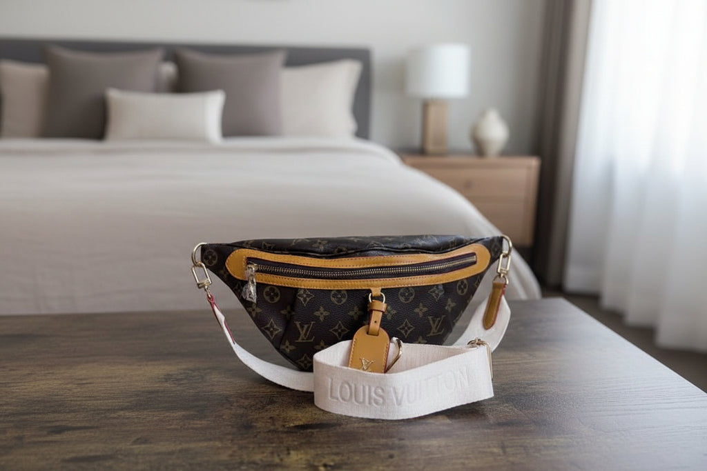 Monogram brown Fleur waist/sling